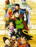 El reencuentro de Goku y su gente, durante el torneo de artes marciales.